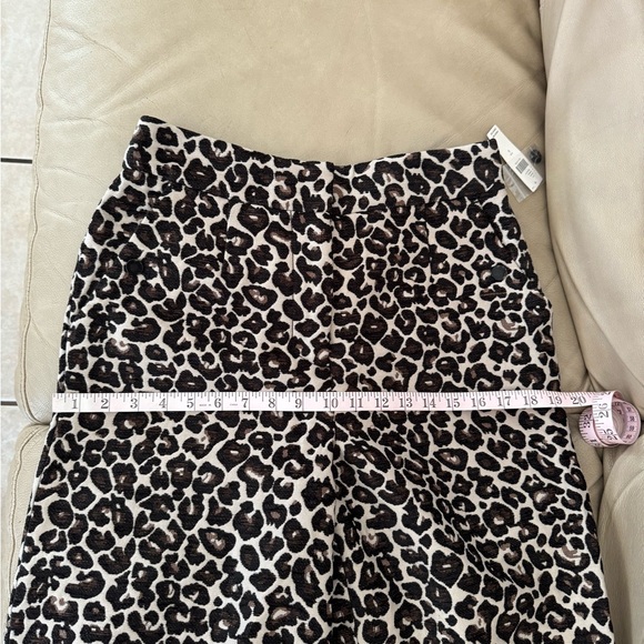 ANTHROPOLOGIE Kate Leopard Jacquard Trousers - Picture 16 of 16
